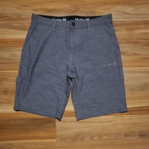 Hurley Men's Hybrid Water Repellent Walk Shorts Heather Gray Sz 32